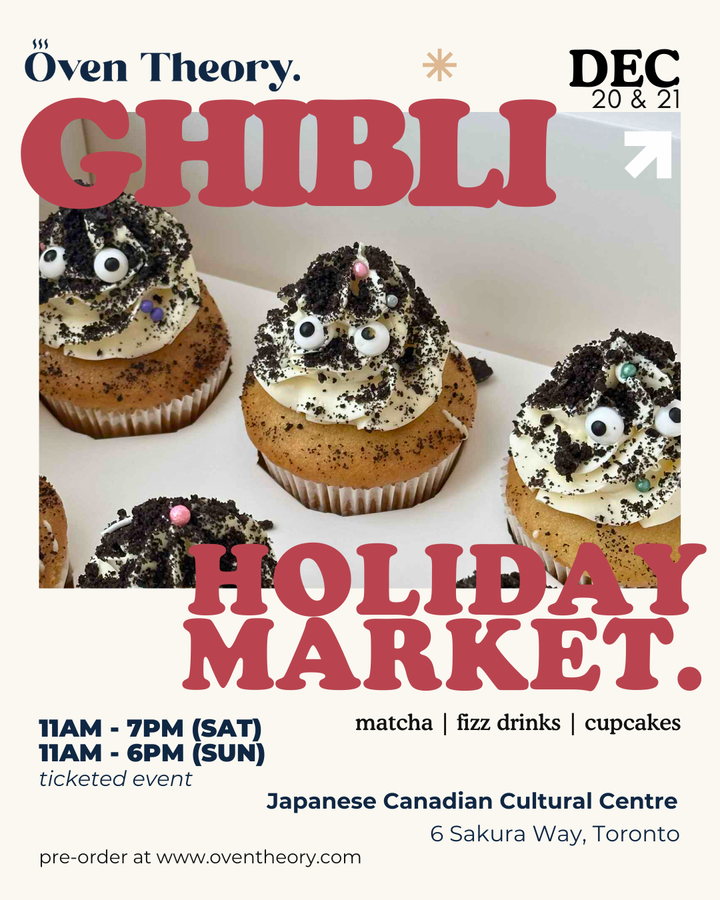 Ghibli Winter Market Pre-Order (Ticketed Event - Dec 20th and 21st only)